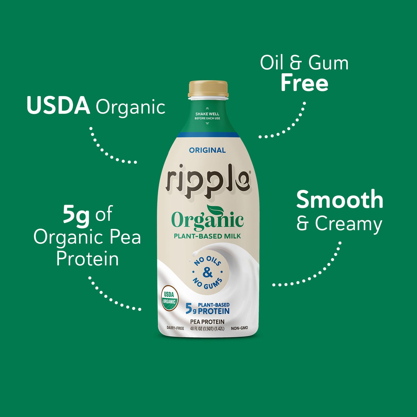 Ripple Organic Original Milk