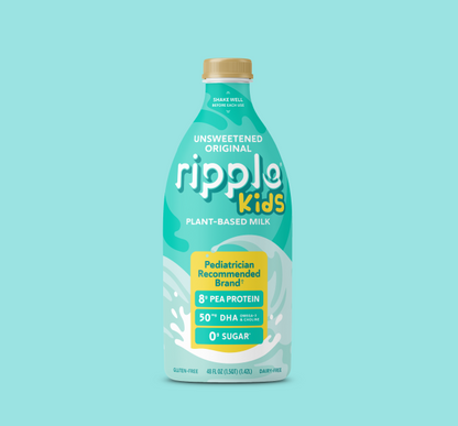 Ripple Kids Refrigerated Unsweetened Original Milk
